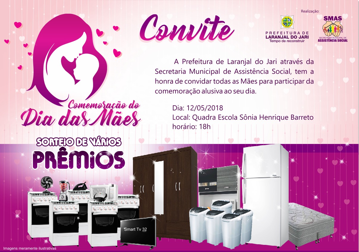 Programação do Dia das Mães